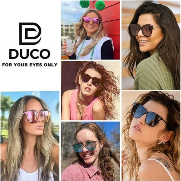 Retro Round Sunglasses Vintage Polarized Shades PC Frame for Women main image 4